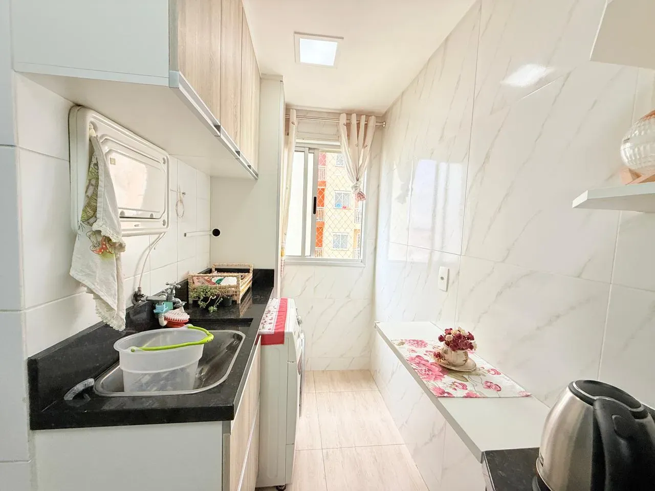 2-bedroom apartment with a washing machine in Curitiba — photo 16