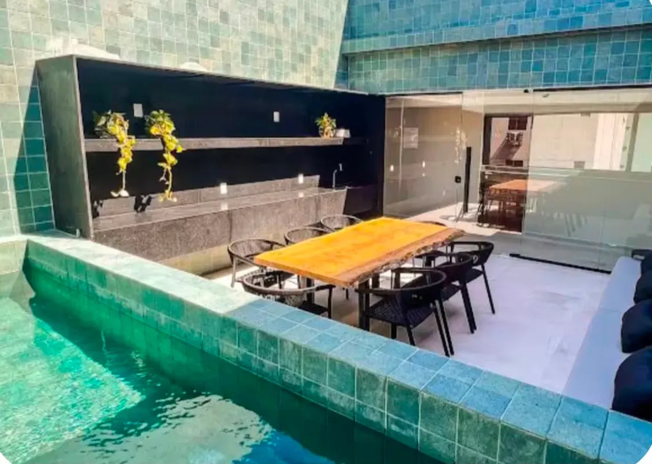Apartamento mobiliado com 2 quartos e varanda com churrasqueira — photo 16