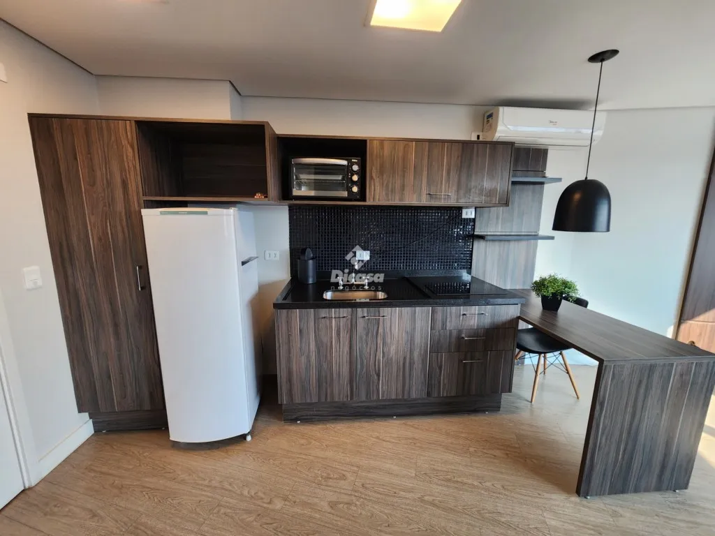 Furnished 1-bedroom apartment with an open-plan kitchen — photo 10