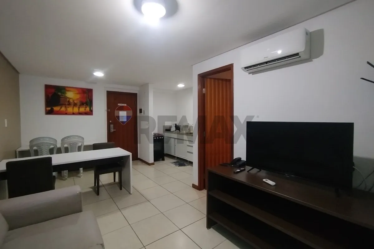 1-bedroom apartment with open-plan kitchen and 43 m² — photo 18