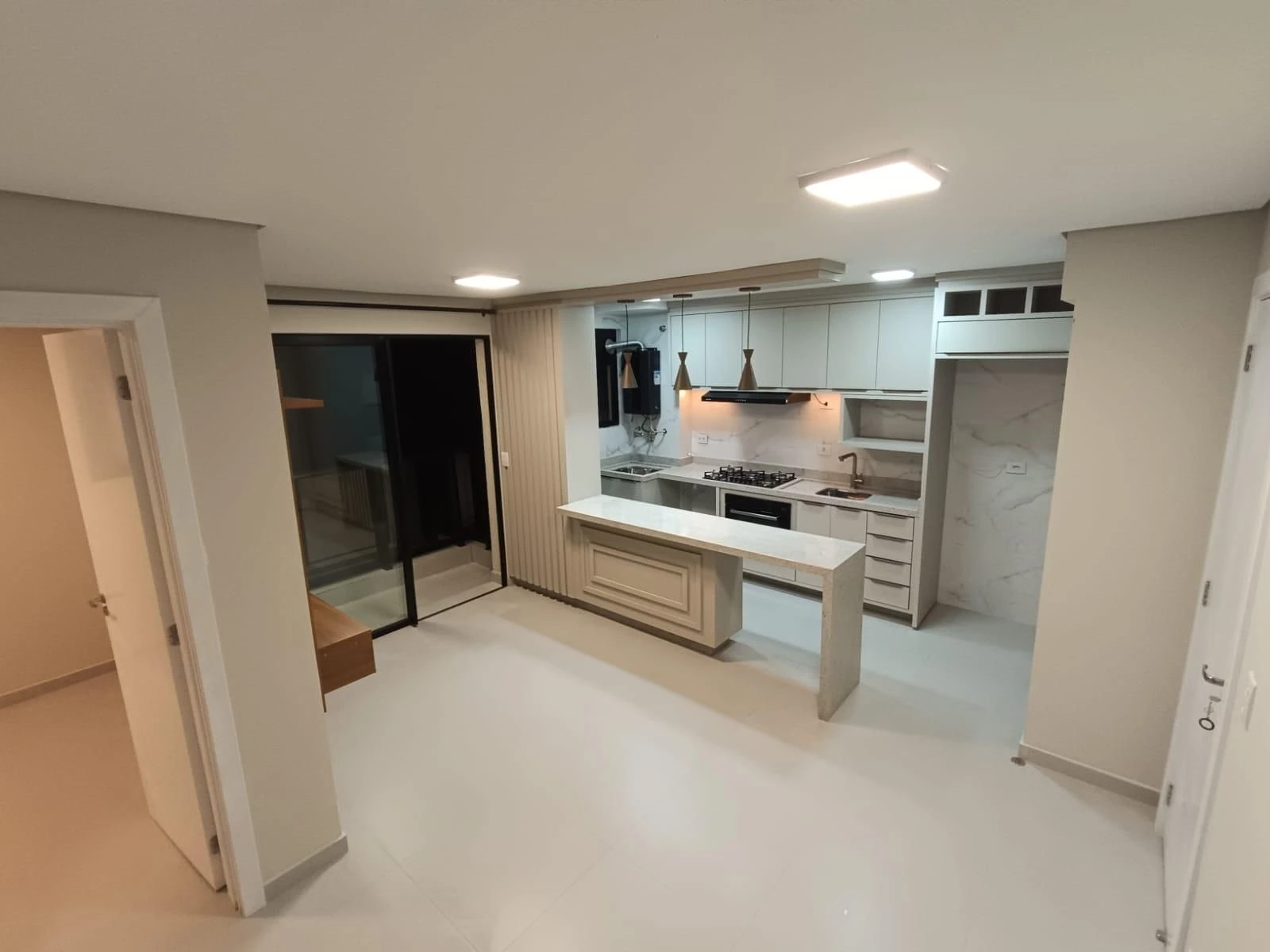 2-bedroom apartment with a home office in Curitiba