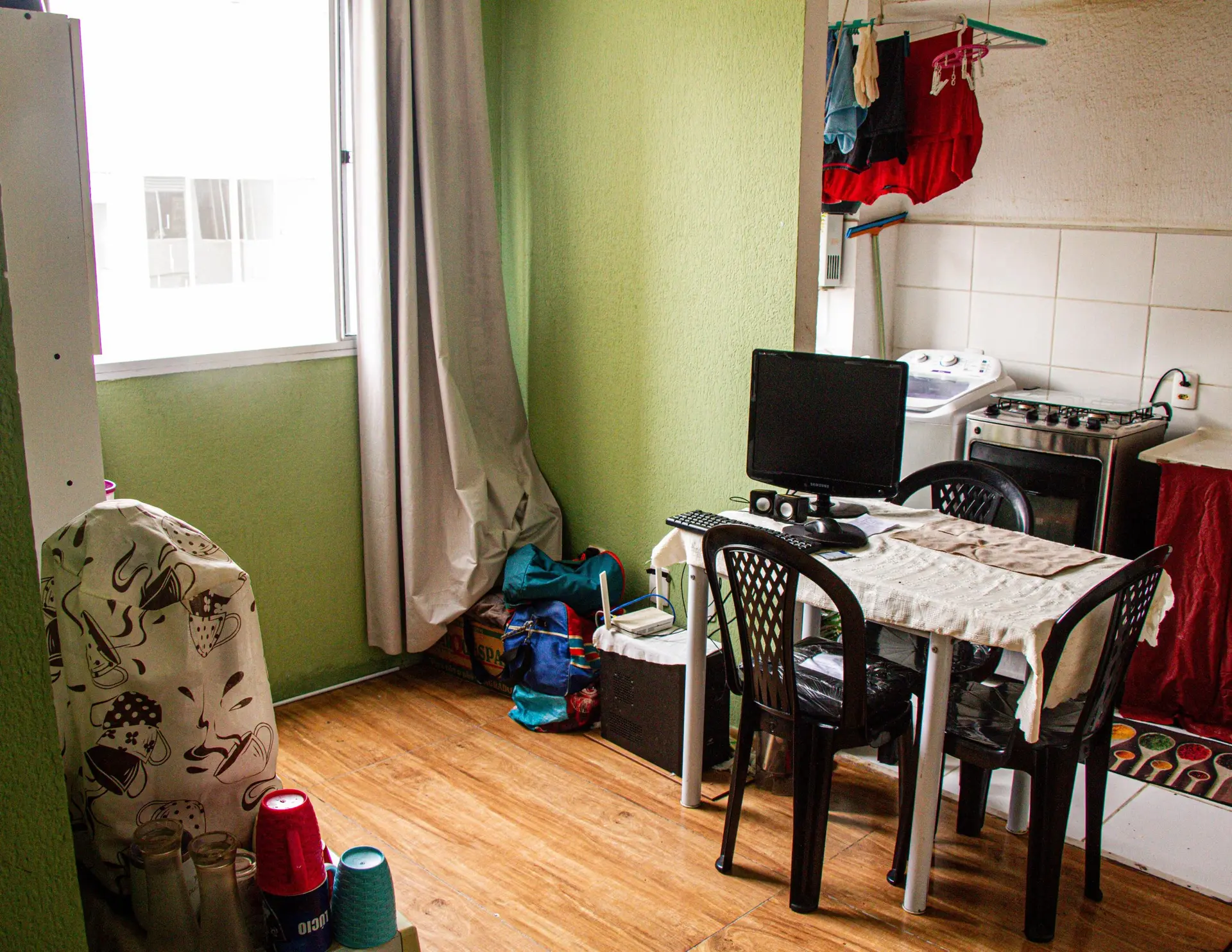 50 m² apartment with a washing machine and a home office — photo 12