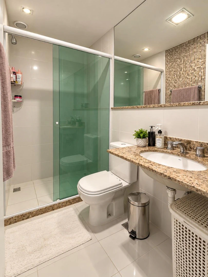 Walk-in closet in a 4-bedroom apartment, 115 m² — photo 11