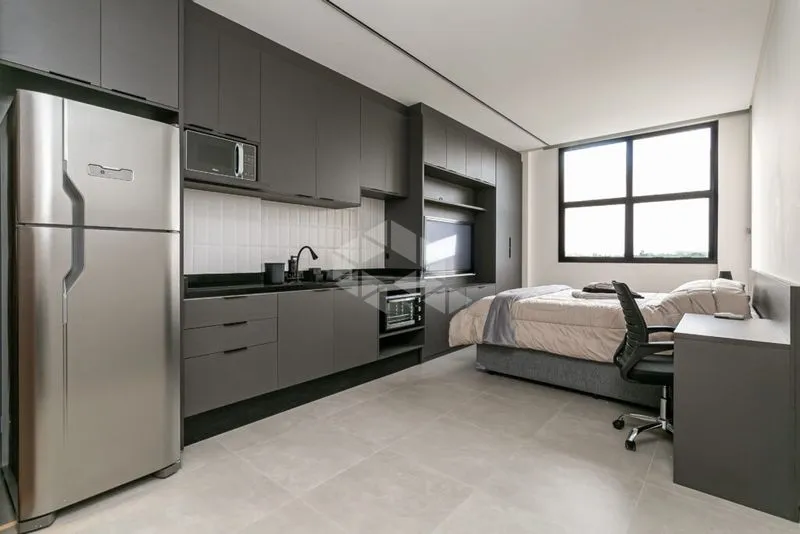 27 m² studio with a home office and a dryer — photo 2