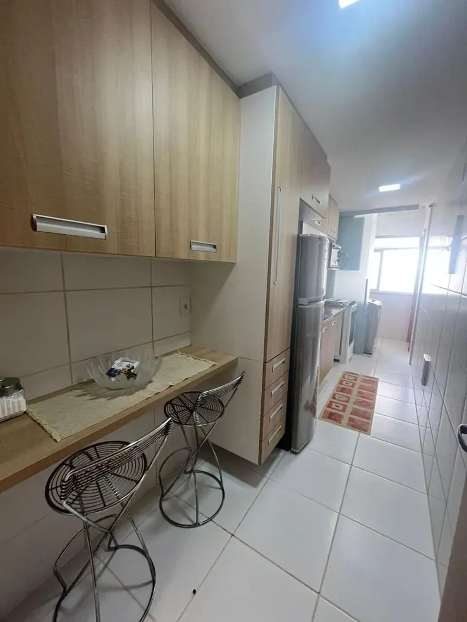 Apartamento mobiliado com 3 quartos e varanda de vidro — photo 14
