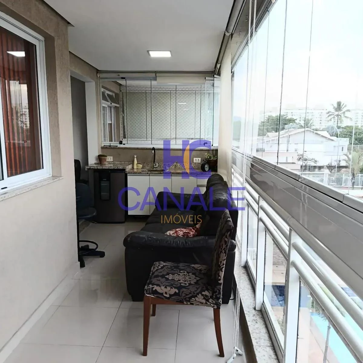 Rental apartment with 3 bedrooms and enclosed balcony — photo 6
