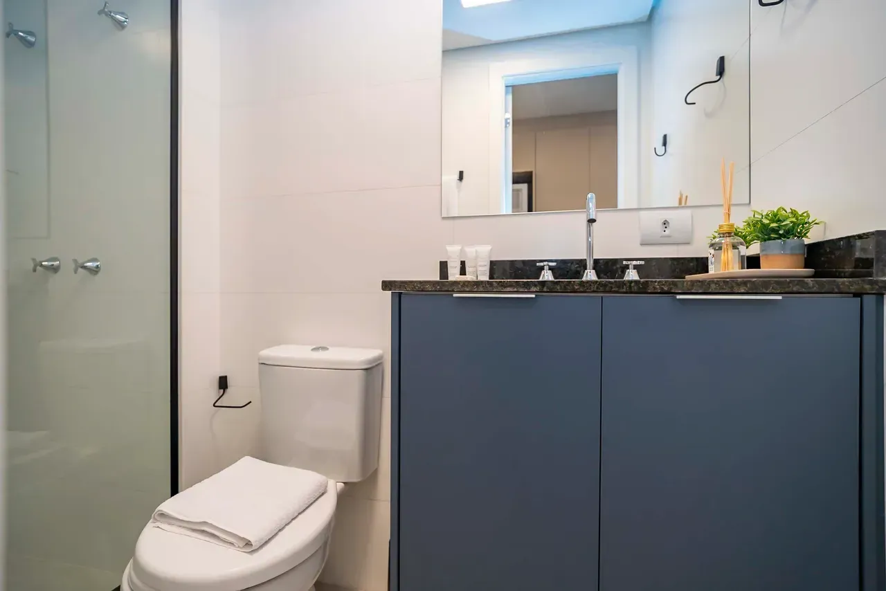 Apartamento amueblado de 1 dormitorio con escritorio — photo 12
