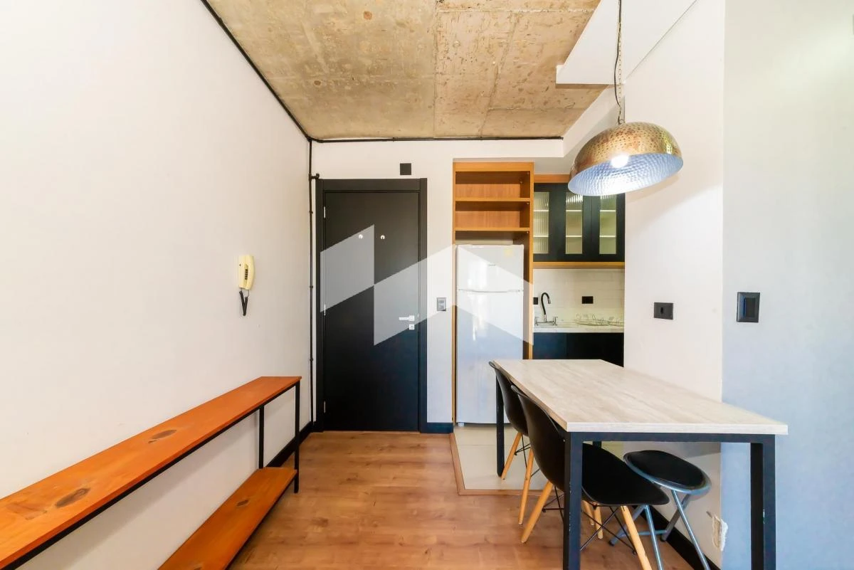 One-bedroom apartment with a washing machine in Curitiba — photo 12