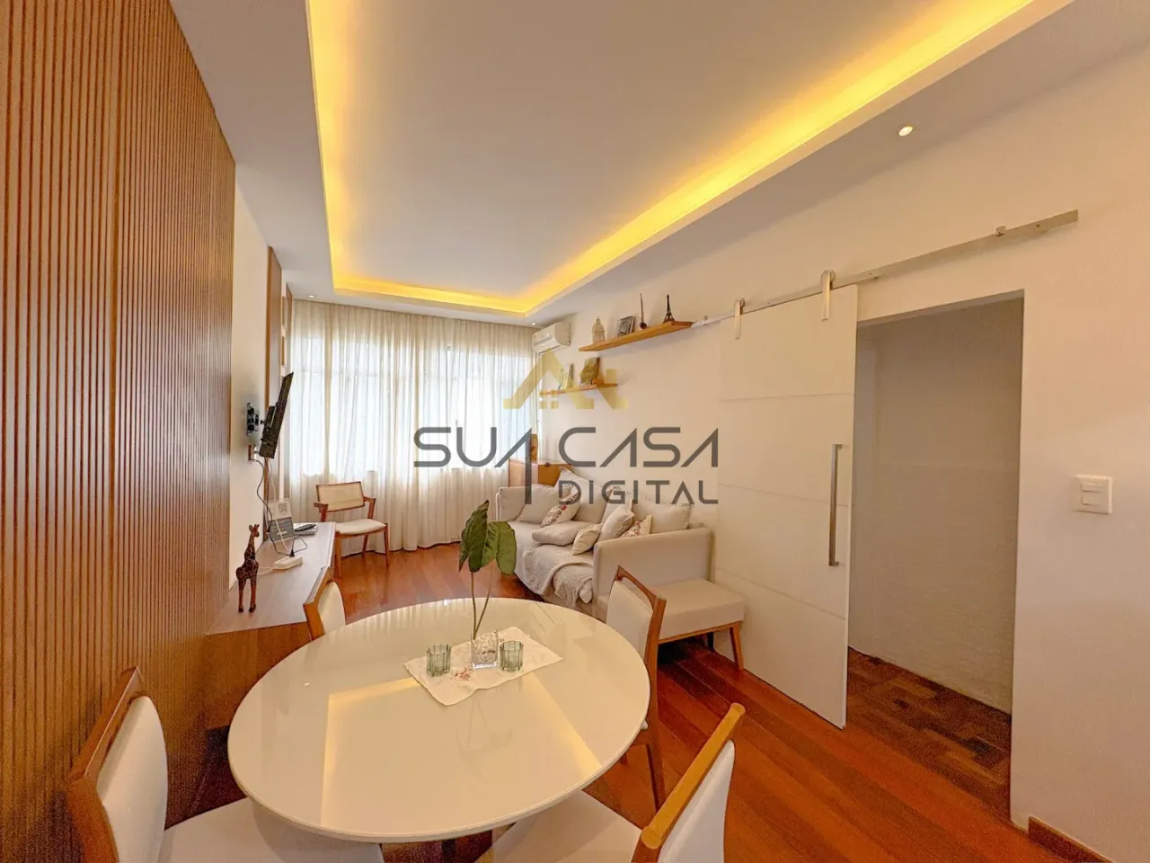 Furnished apartment with an open-plan gas kitchen — photo 17