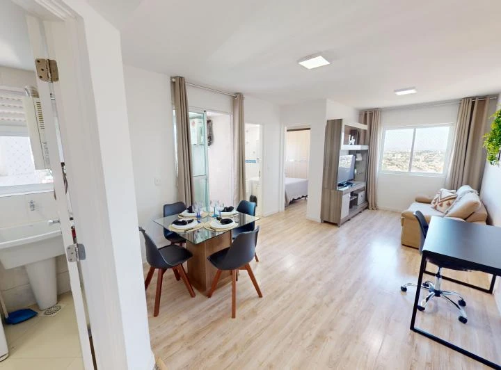 Furnished 44 m² apartment with 1 bedroom and balcony — photo 8