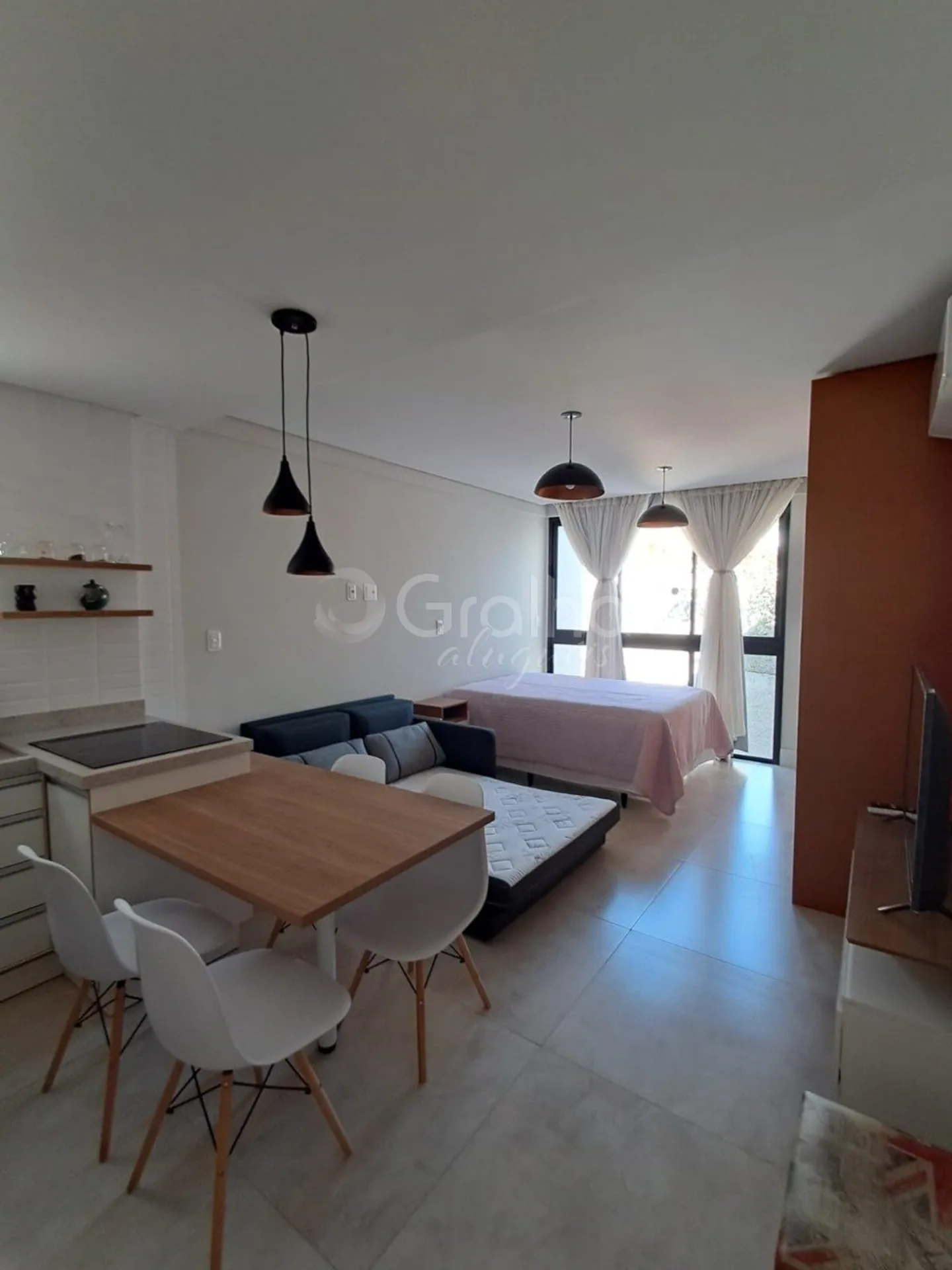 Меблированное студио 32 м² с кухней-американо — photo 15