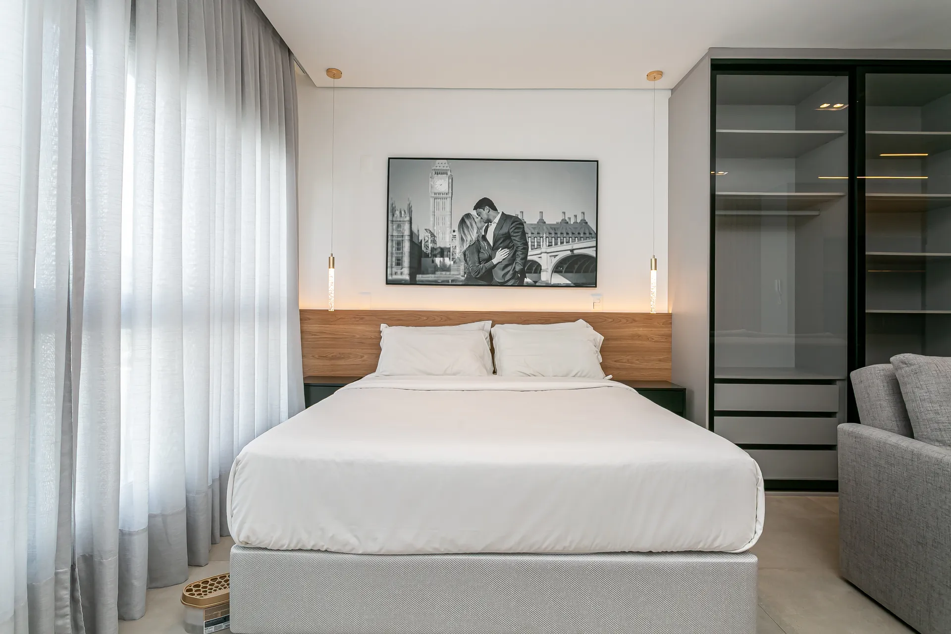Furnished studio with open-plan kitchen and 39 m²
