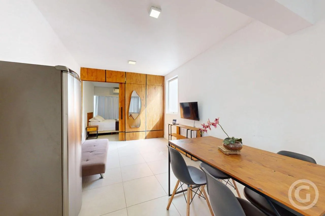Apartamento amueblado de 47 m² con 1 dormitorio