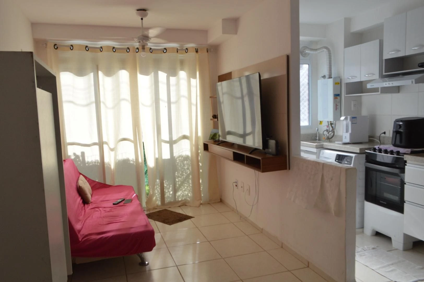 Furnished 2-bedroom apartment with open-air pool access