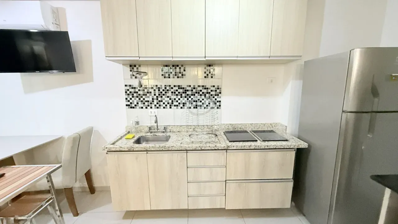 1 quarto e lareira: apartamento de 29 m² — photo 7
