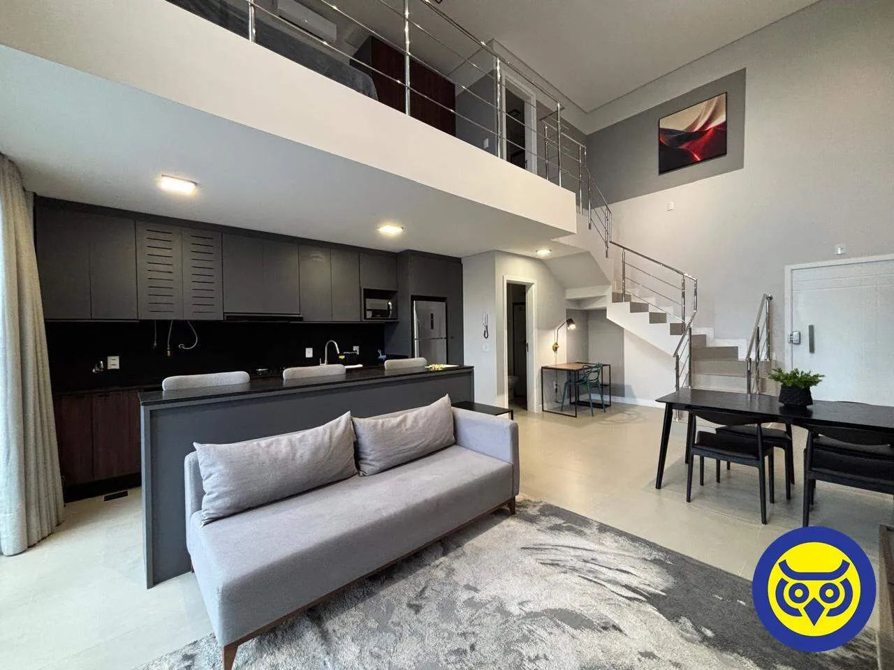Furnished loft with mezzanine and 81 m² on the 2nd floor — photo 2