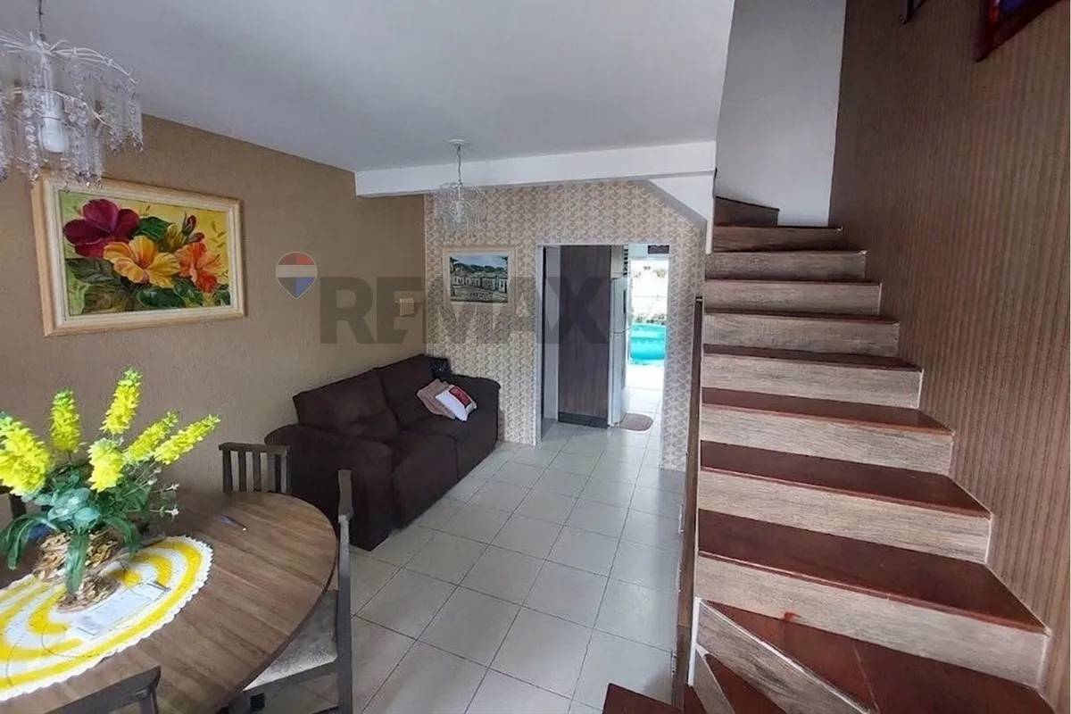 Furnished home with 2 bedrooms and a gas stove