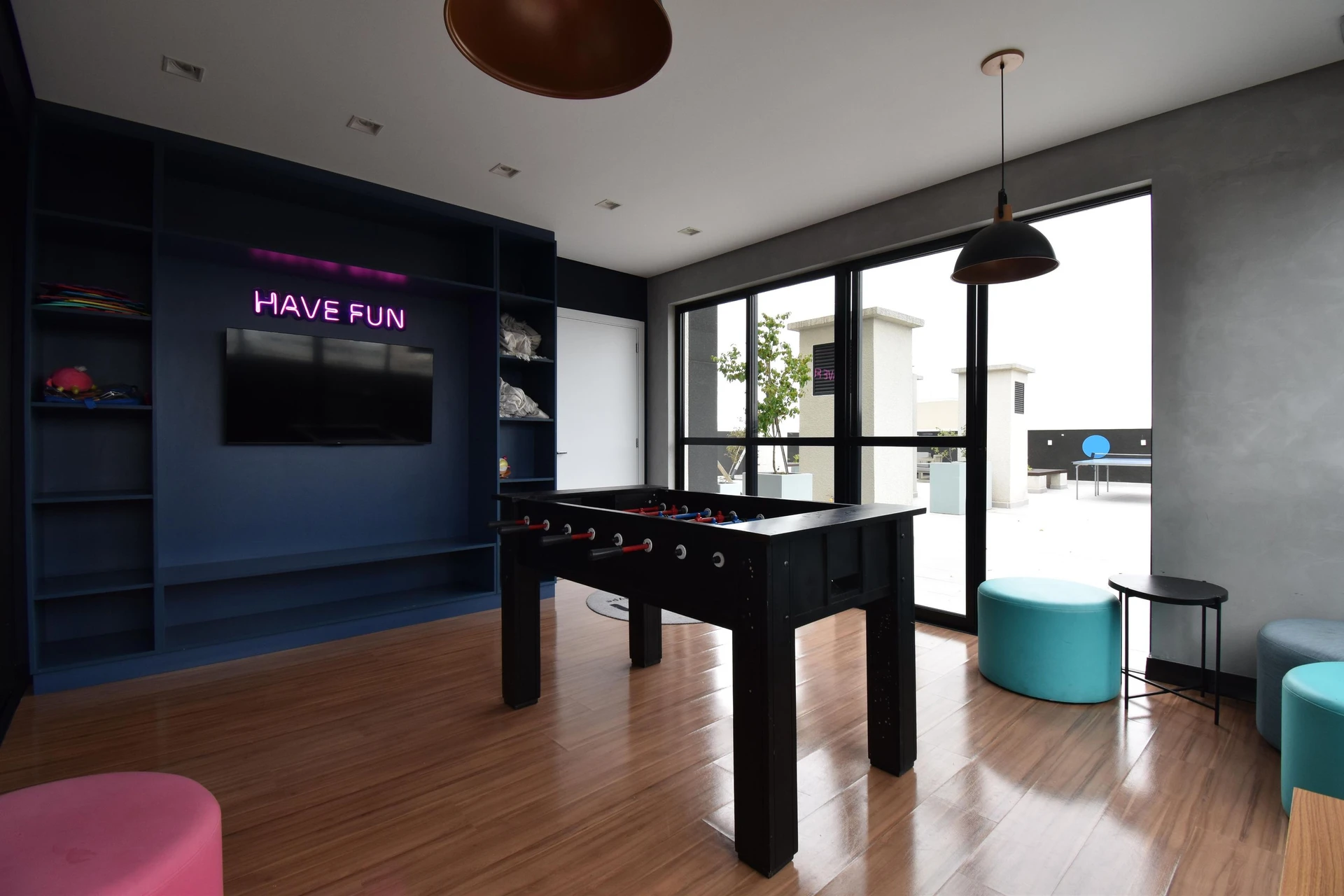 Apartamento de 36 m² com máquina de lavar e varanda gourmet — photo 43