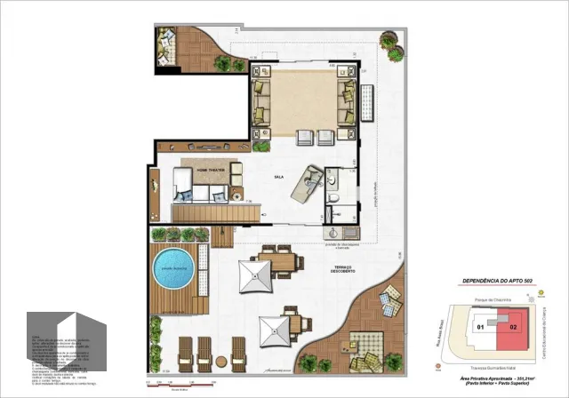 Apartamento com 3 quartos, 4 banheiros e 3 vagas — photo 45