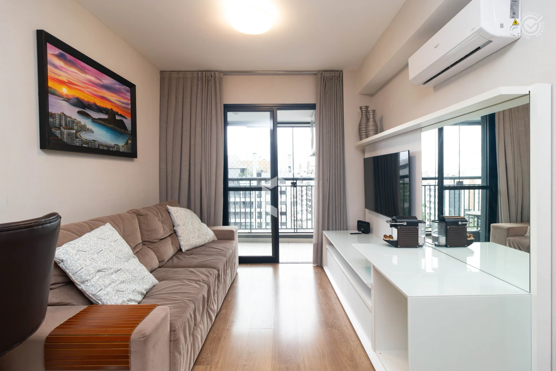 Departamento amueblado, 67 m², con lavadora