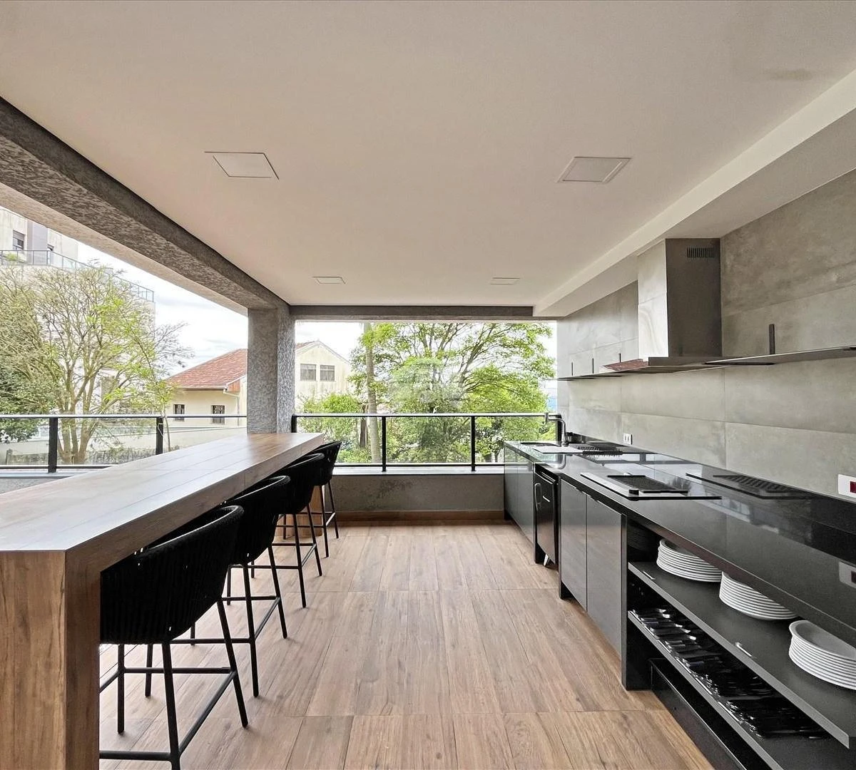 Apartment, 80 m², with a grill on the balcony — photo 47