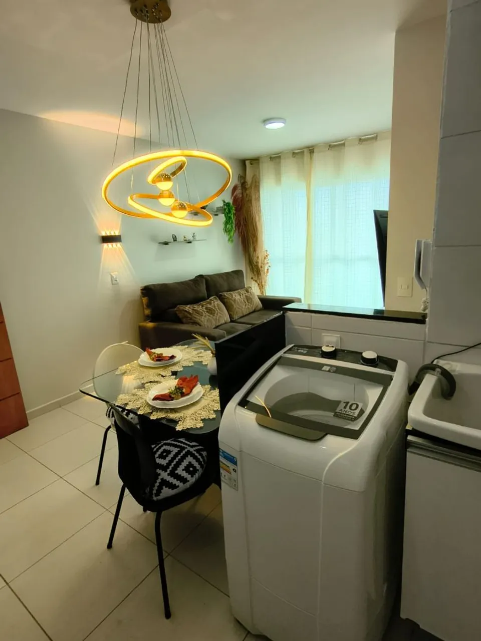 1 quarto e máquina de lavar: apartamento de 46 m² — photo 4