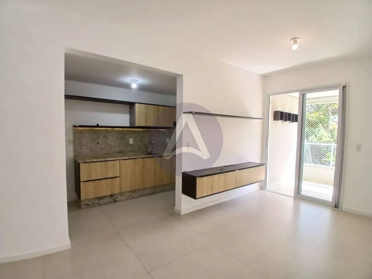 2-bedroom apartment in a building with a pool