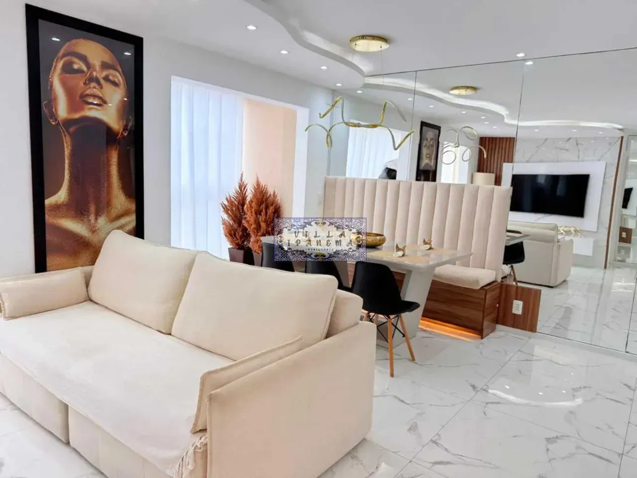 Furnished 3-bedroom duplex with open-plan kitchen — photo 12