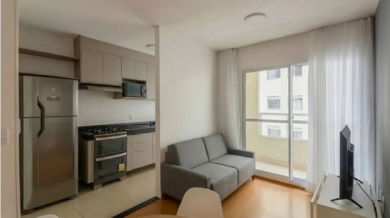 Меблированная квартира 43 м² с 2 спальнями