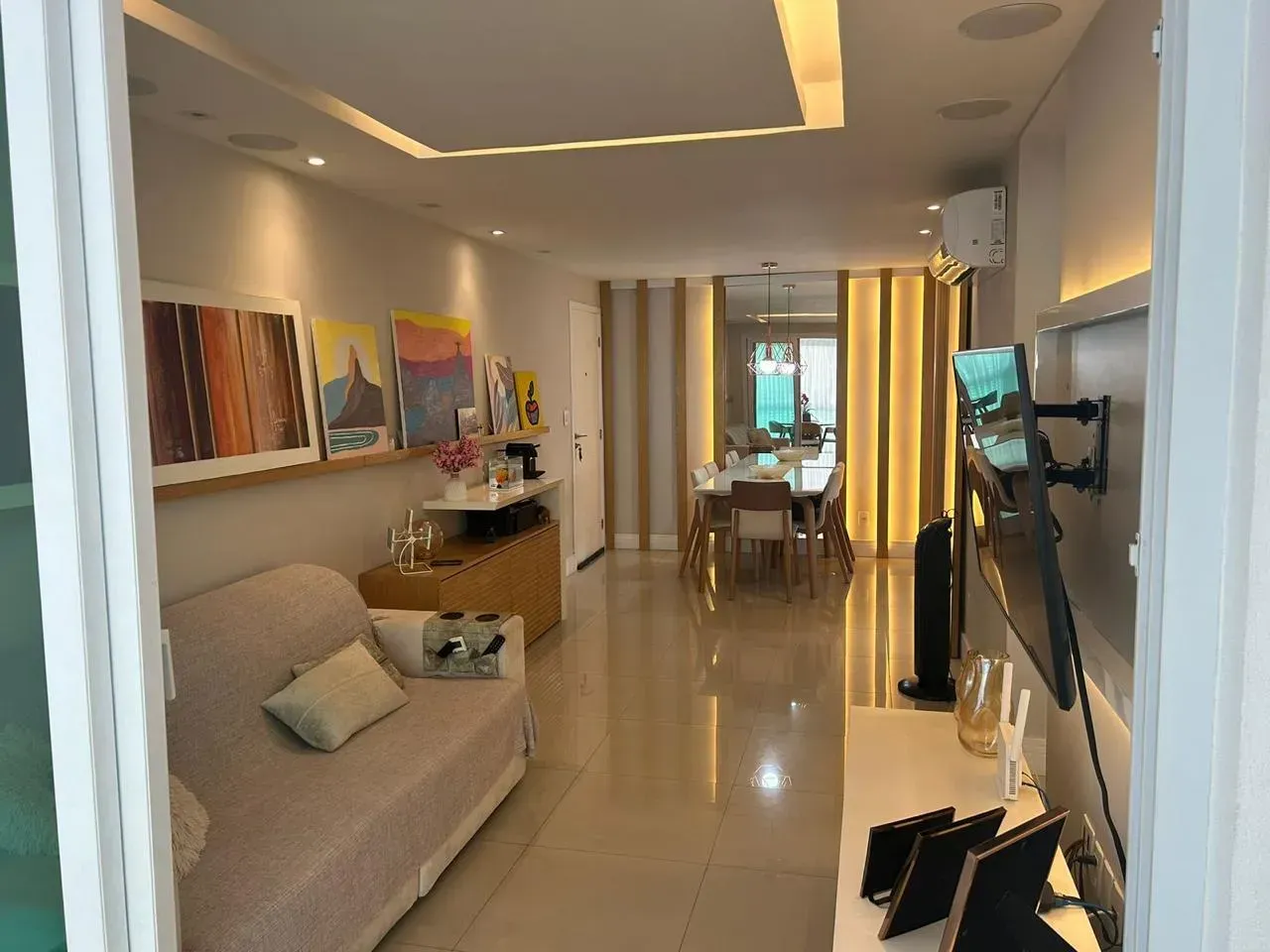 Furnished 93 m² apartment with 3 bedrooms and 1 parking — photo 3