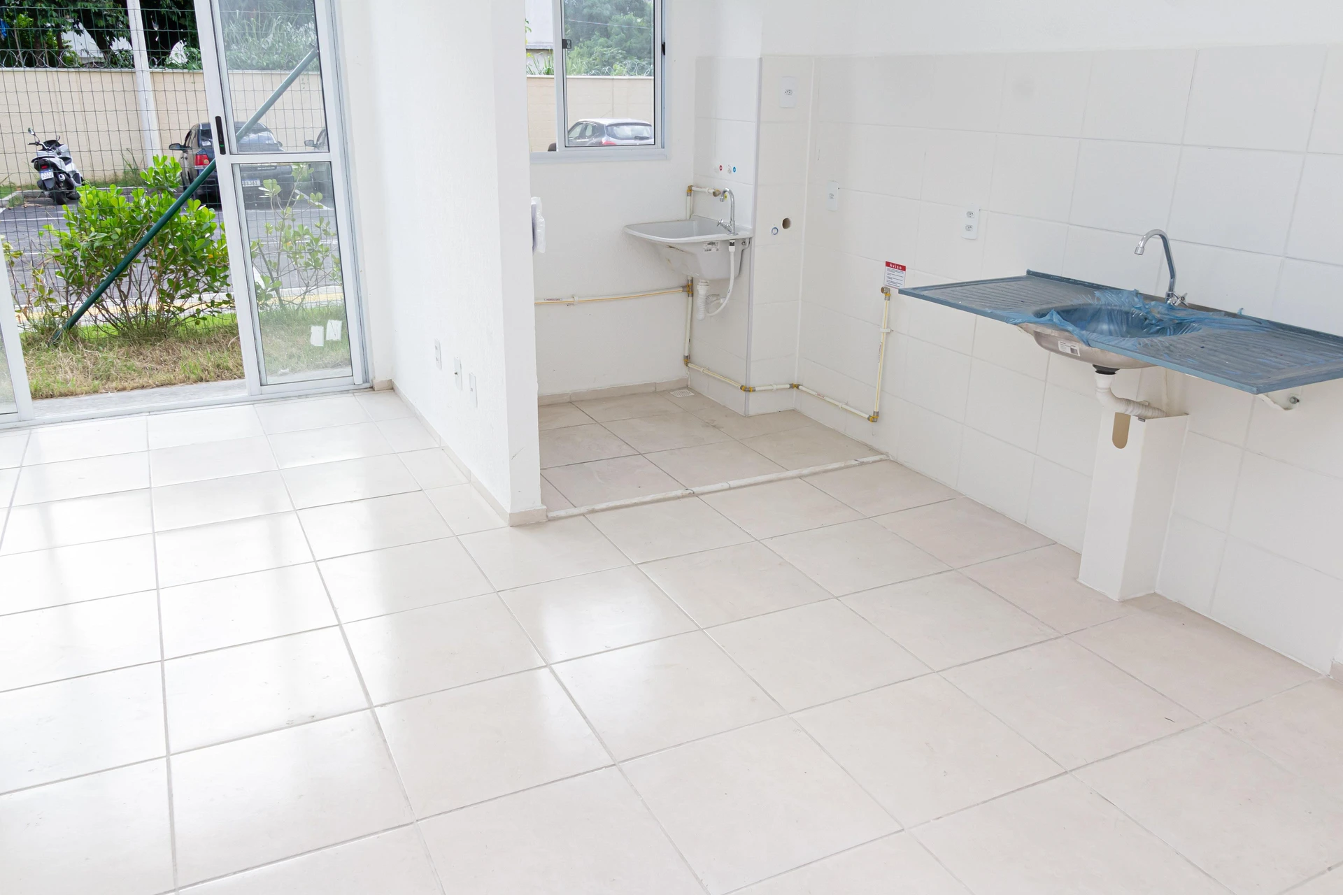 Apartamento de 2 quartos com varanda e jardim privativo