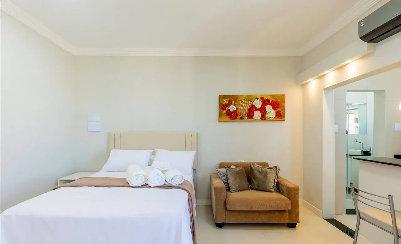 Furnished 1-bedroom apartment with a washing machine — photo 5