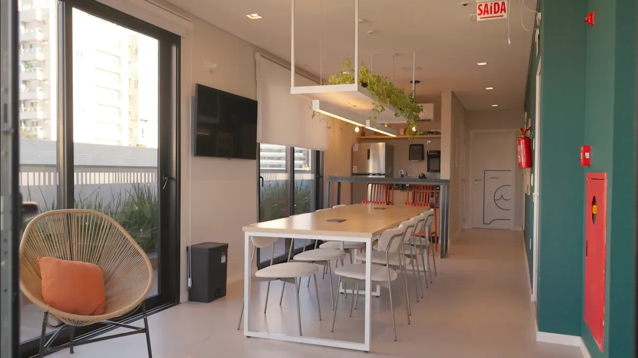 Apartamento mobiliado com cozinha em conceito aberto — photo 6