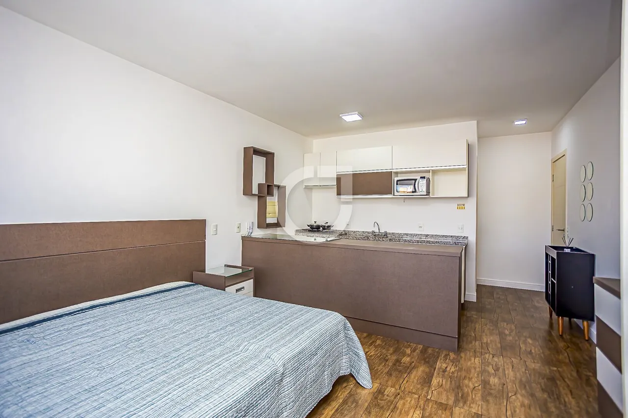 Furnished studio with 1 bedroom and 1 bathroom — photo 3