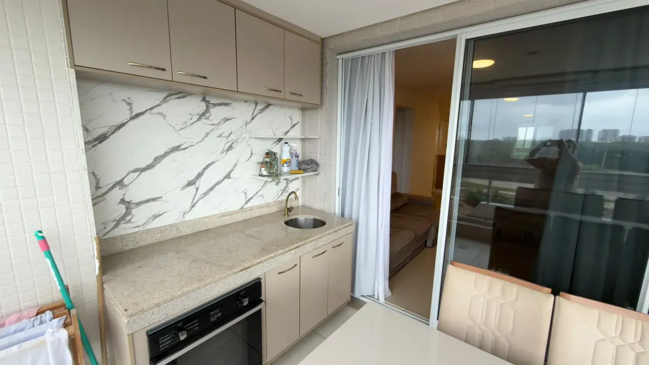 87 m² apartment with 2 bedrooms, enclosed balcony and garden — photo 15