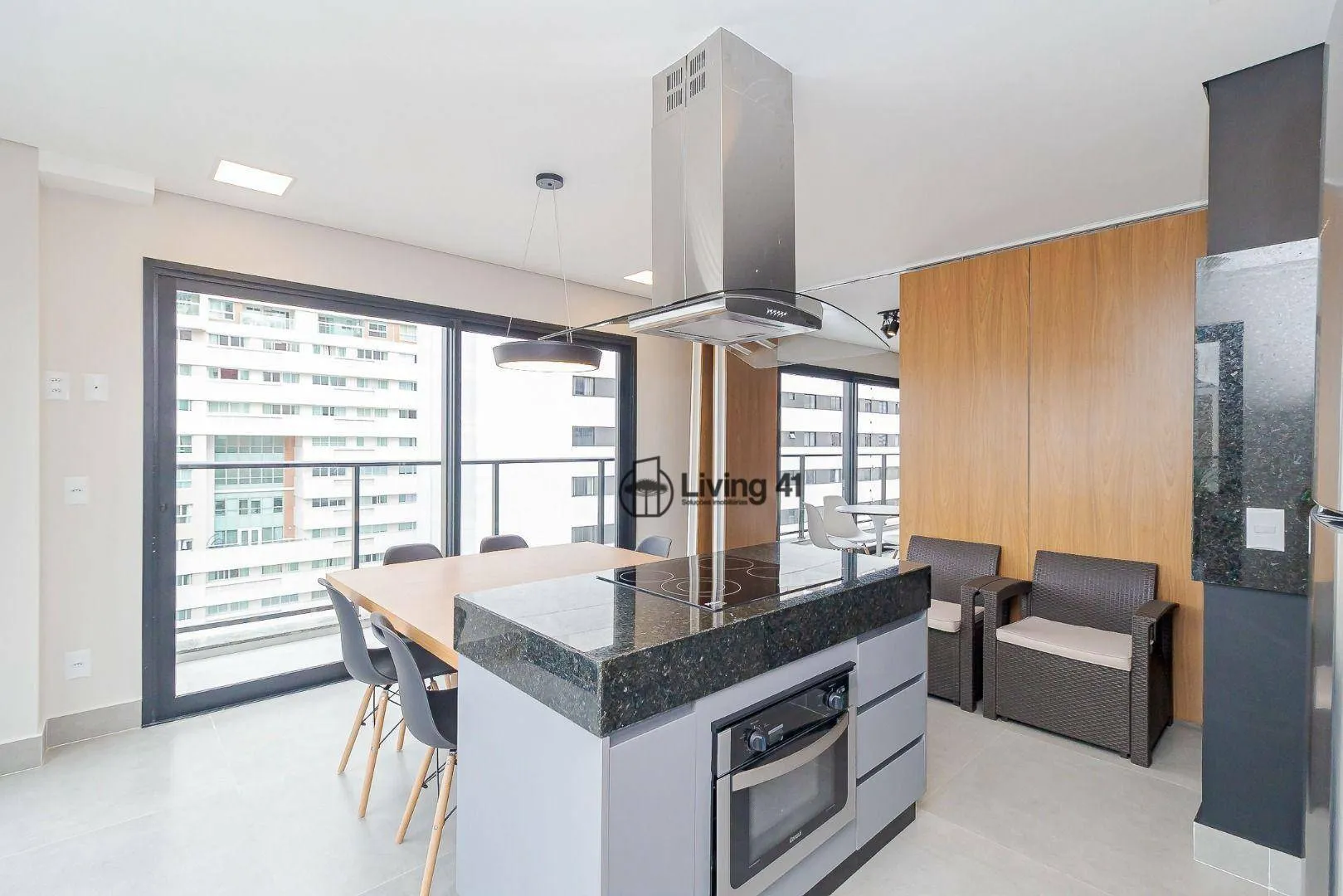 Studio mobiliado de 50 m² com 1 quarto e churrasqueira privativa — photo 29