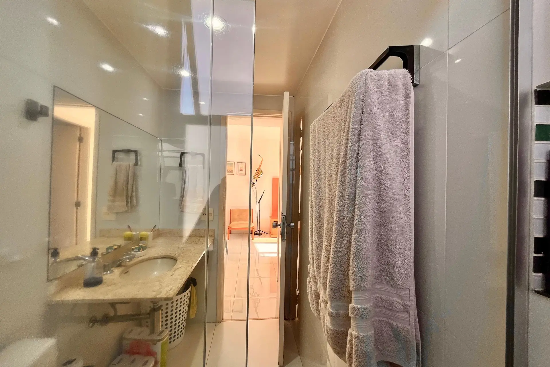Apartamento mobiliado de 1 quarto em condomínio com sauna — photo 28