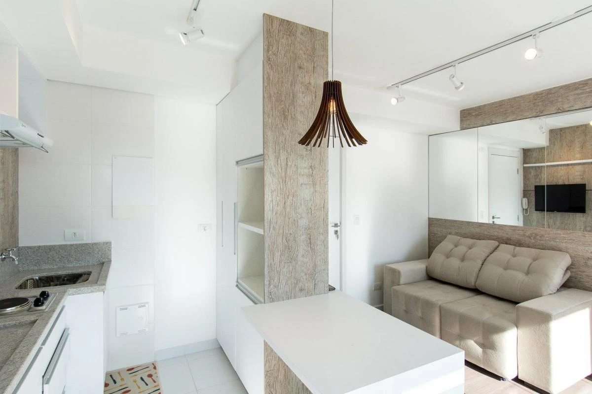 Floor-to-ceiling windows in a one-bedroom apartment, 34 m² — photo 16