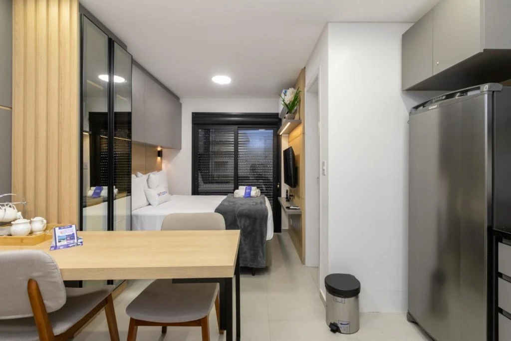 Washing machine in a one-bedroom apartment, 24 m² — photo 9