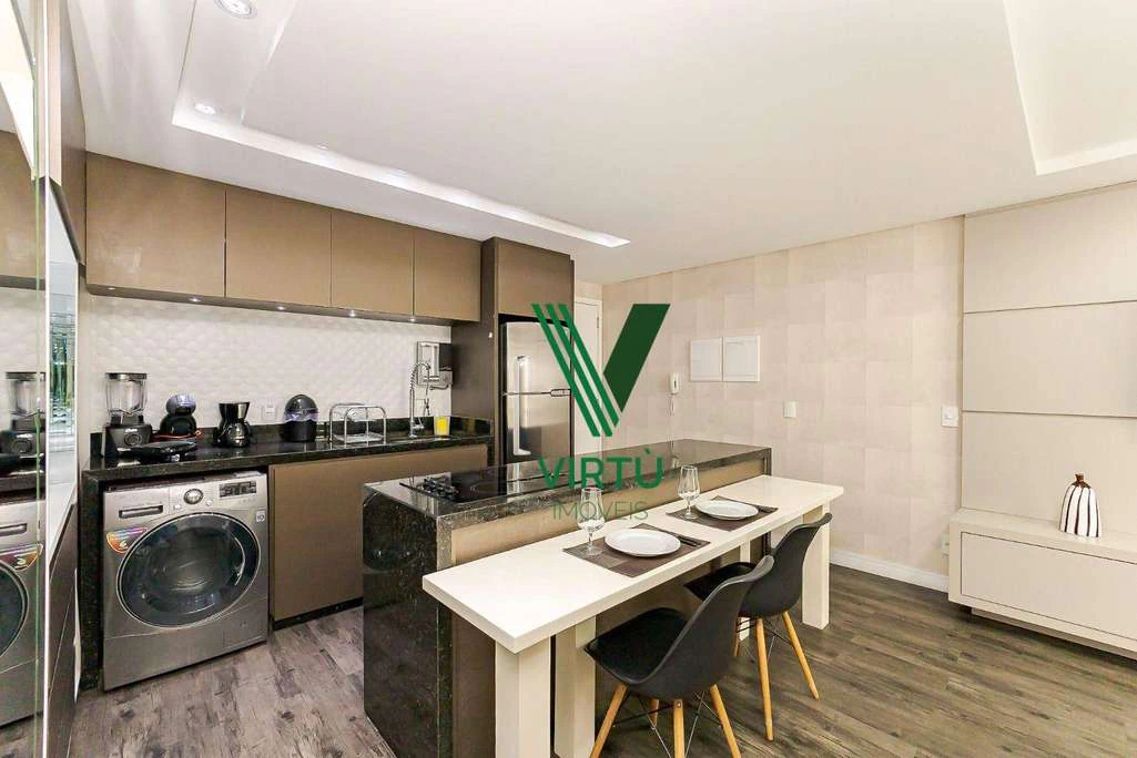 Furnished 1-bedroom apartment with an open-plan kitchen — photo 2