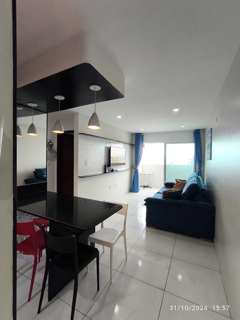 Apartamento mobiliado com 2 quartos e varanda fechada — photo 12