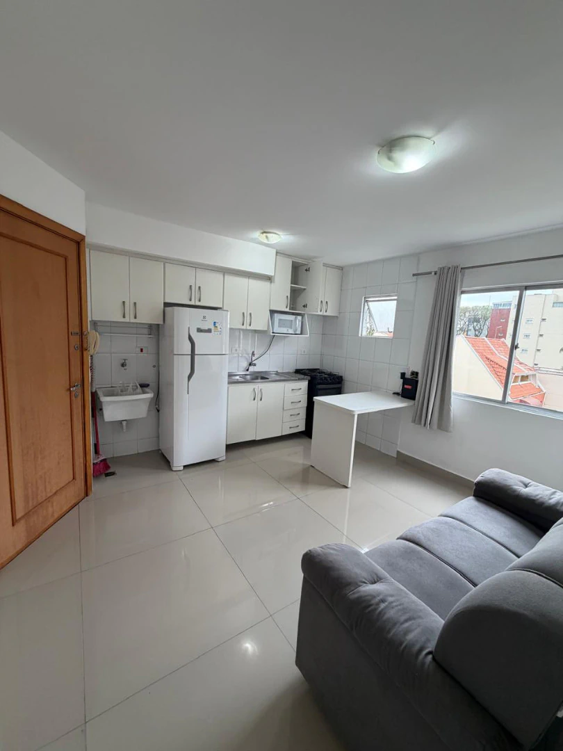 One-bedroom apartment with a washing machine in Curitiba — photo 9
