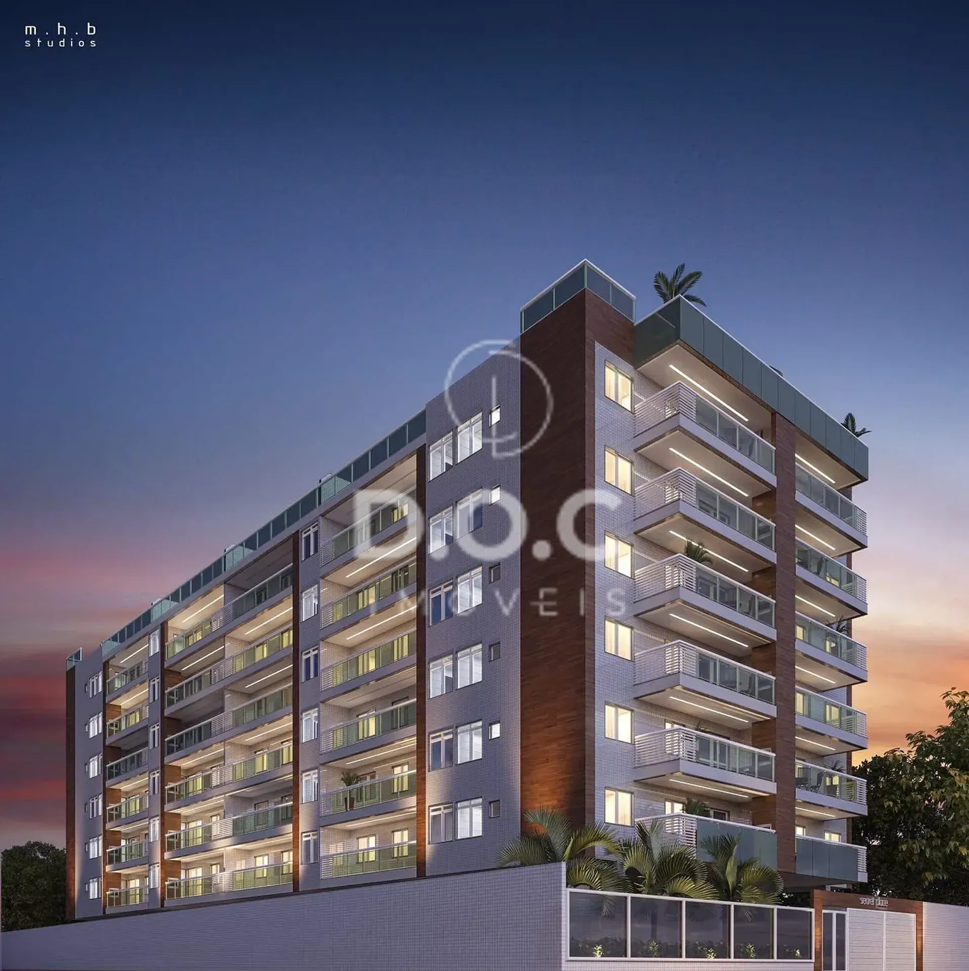 Balcony with a grill in a 2-bedroom apartment, 70 m² — photo 10