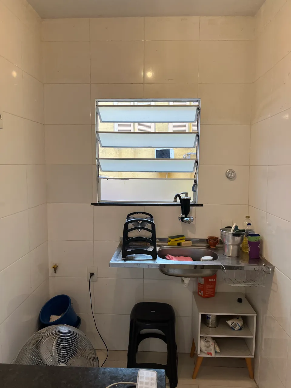 Studio kitnet with washing machine and 1 bedroom and 1 bathroom — photo 2