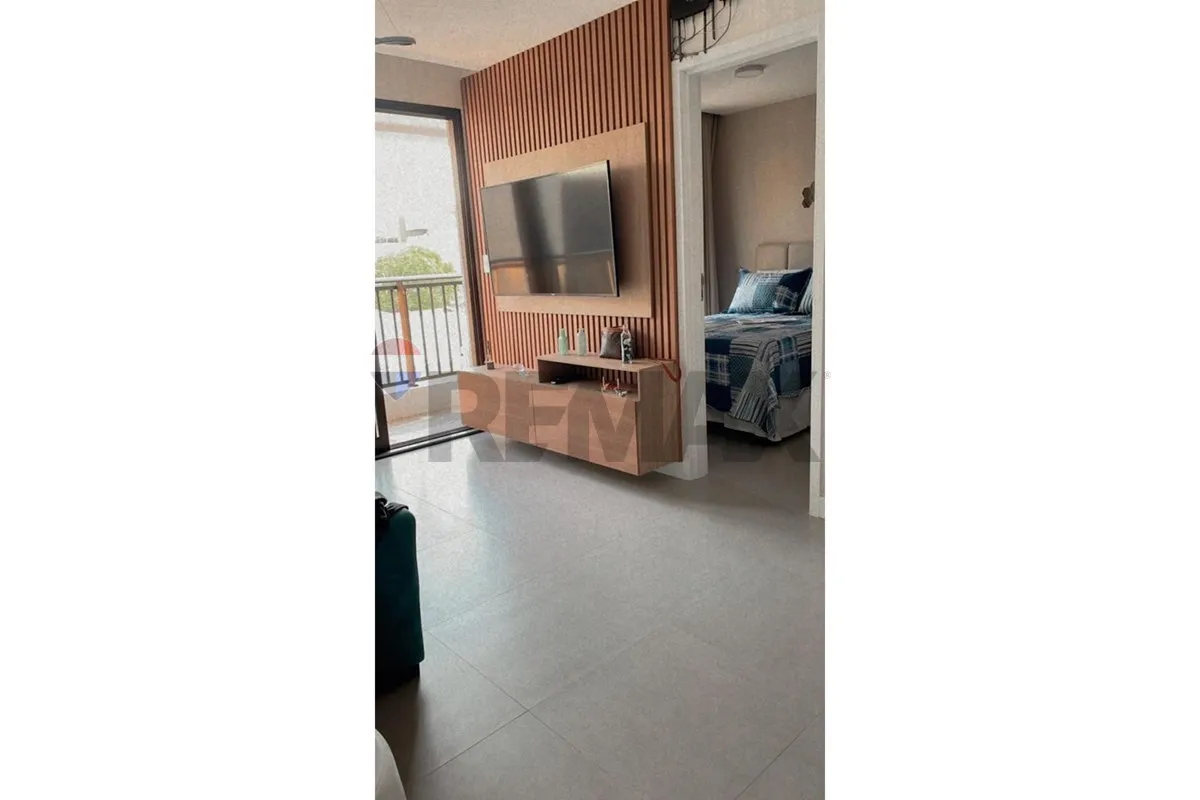 Furnished 1-bedroom apartment with open-plan kitchen 38 m²