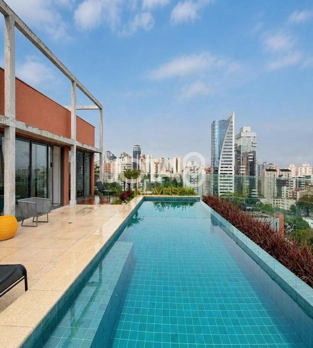 One-bedroom apartment with floor-to-ceiling windows — photo 14