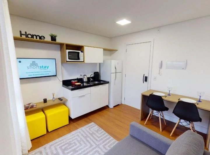 Apartamento mobiliado de 1 quarto com cozinha americana — photo 8