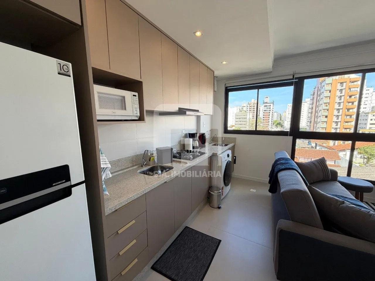 Studio mobiliado de 40 m² com cozinha americana — photo 4