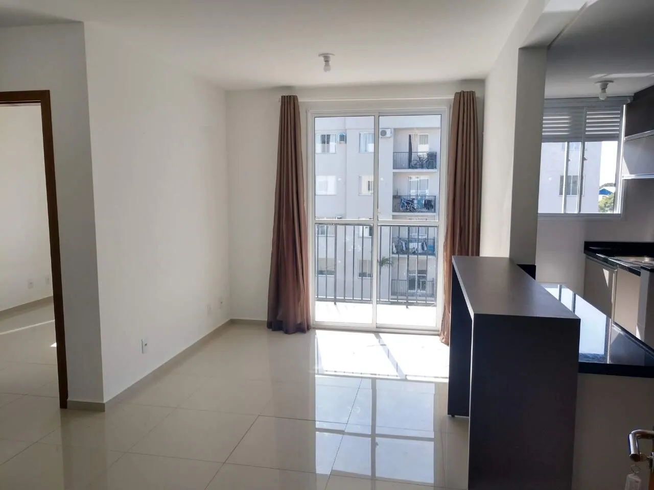 2-bedroom apartment with balcony and open-plan kitchen