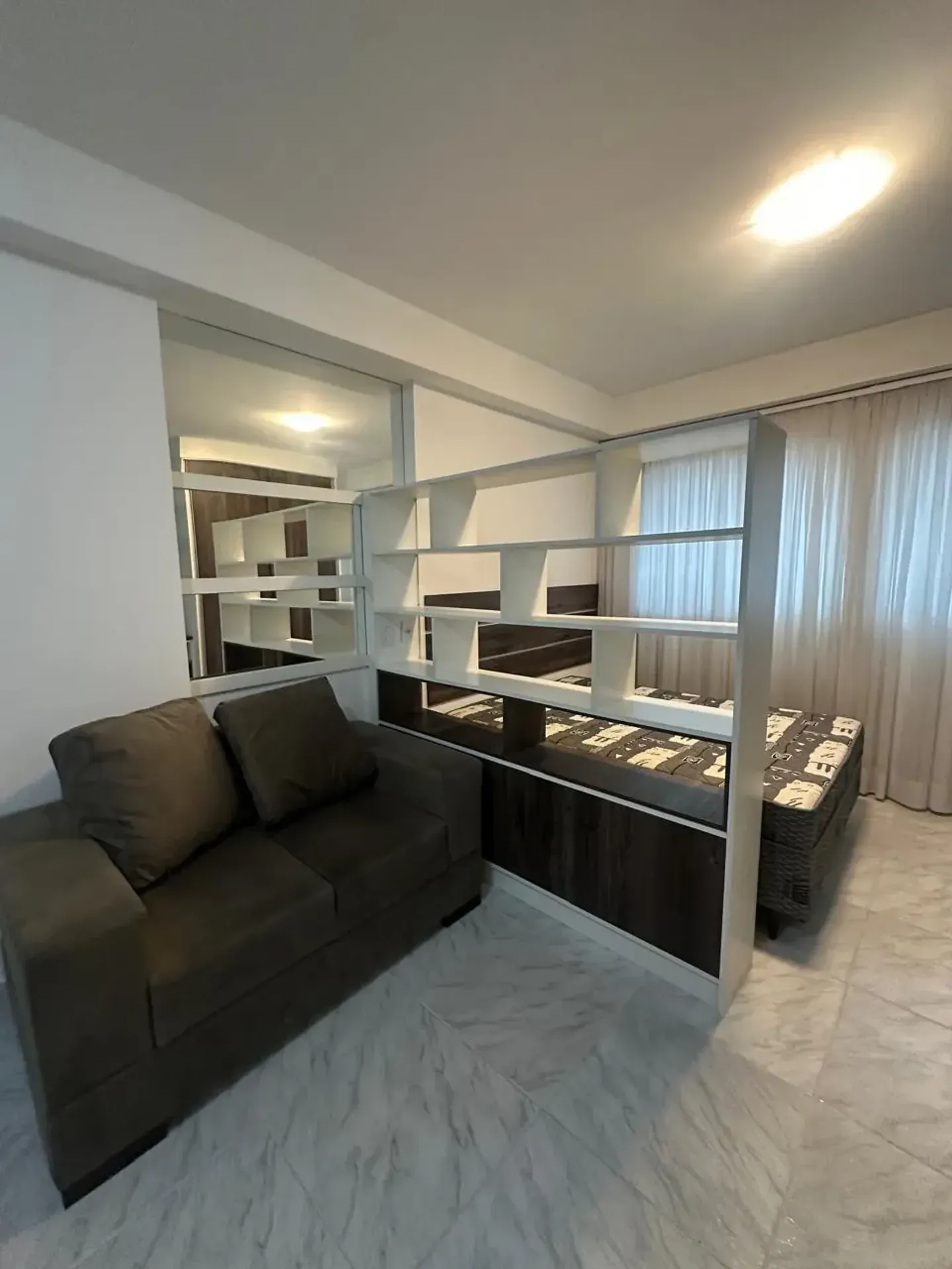 Furnished apartment with 1 bedroom and open-plan kitchen — photo 23